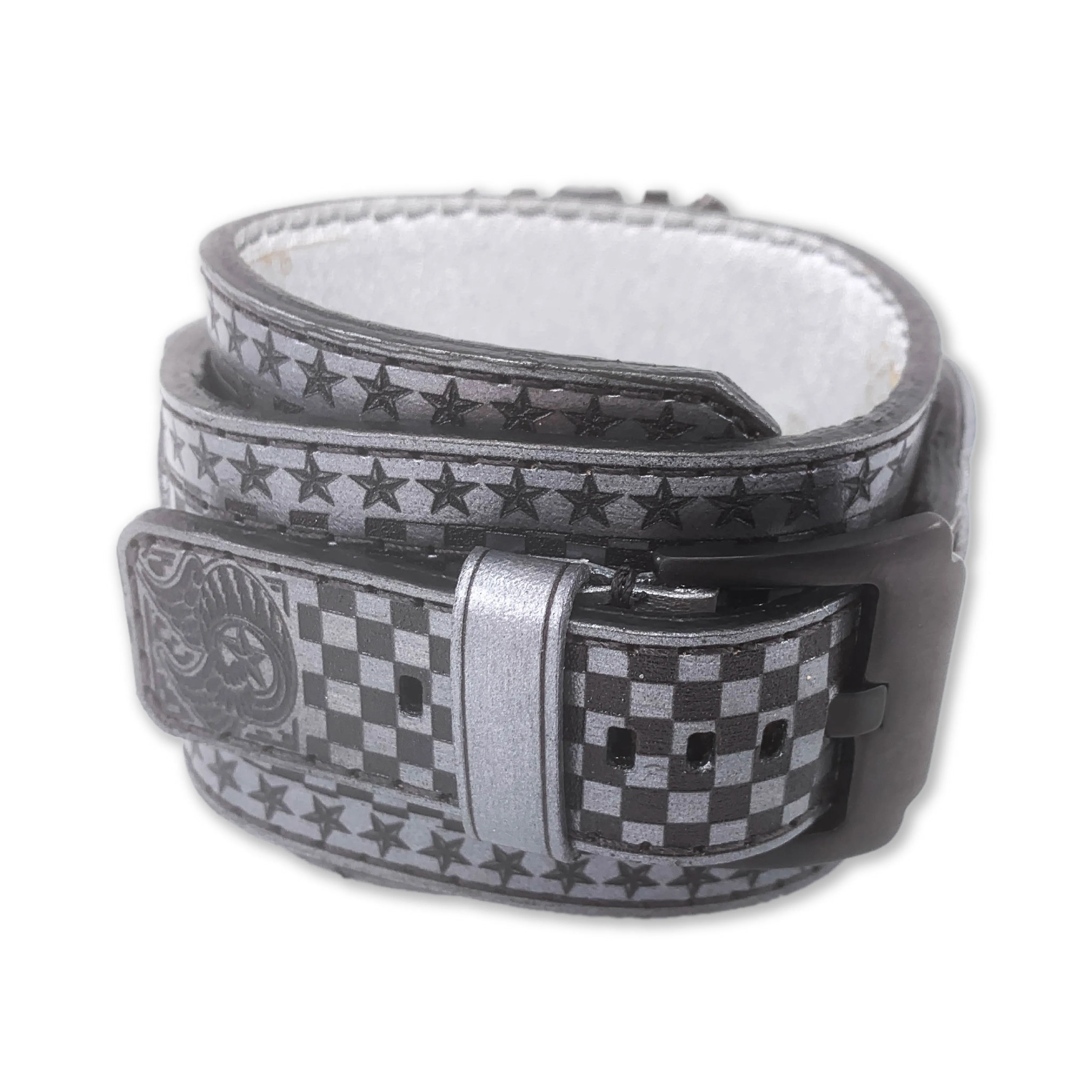 FINISHLINE X-MENS HAND MADE-FULL GRAIN LEATHER-WATCH