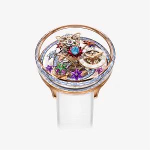 Fleurs De Jardin - Rose Gold and Icy Blue Sapphires