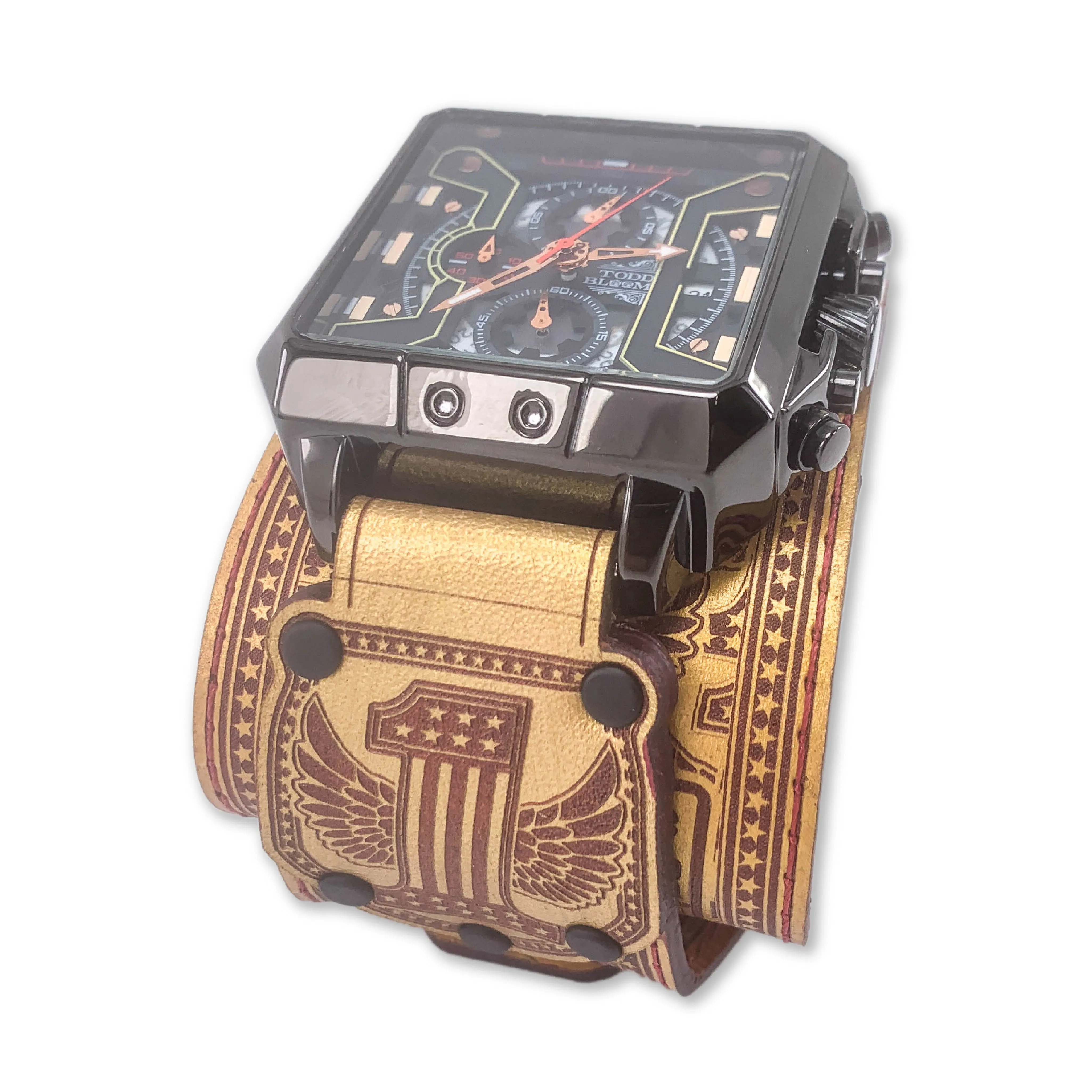 FLYING ONE XXXI-MENS HAND MADE-FULL GRAIN LEATHER-WATCH