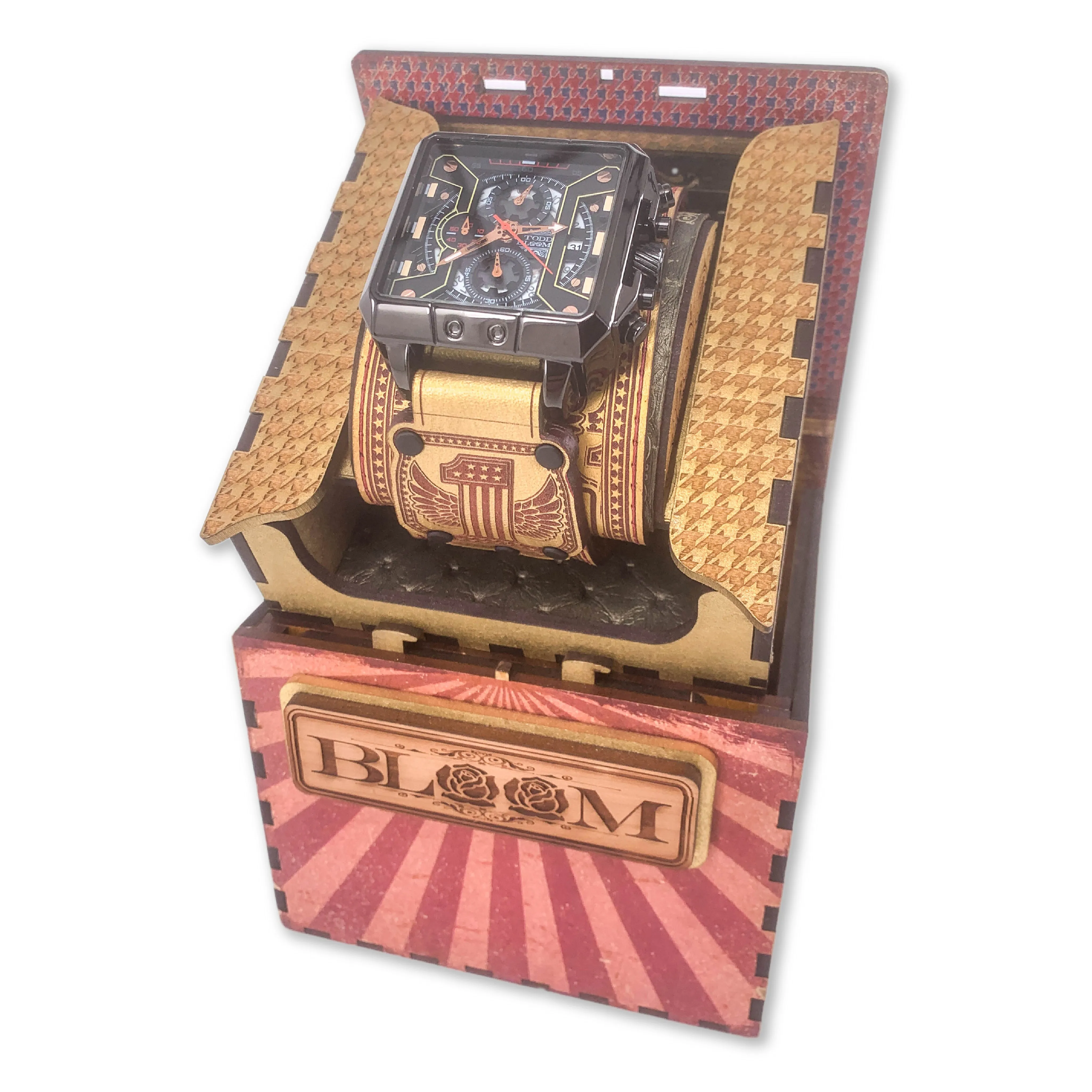 FLYING ONE XXXI-MENS HAND MADE-FULL GRAIN LEATHER-WATCH