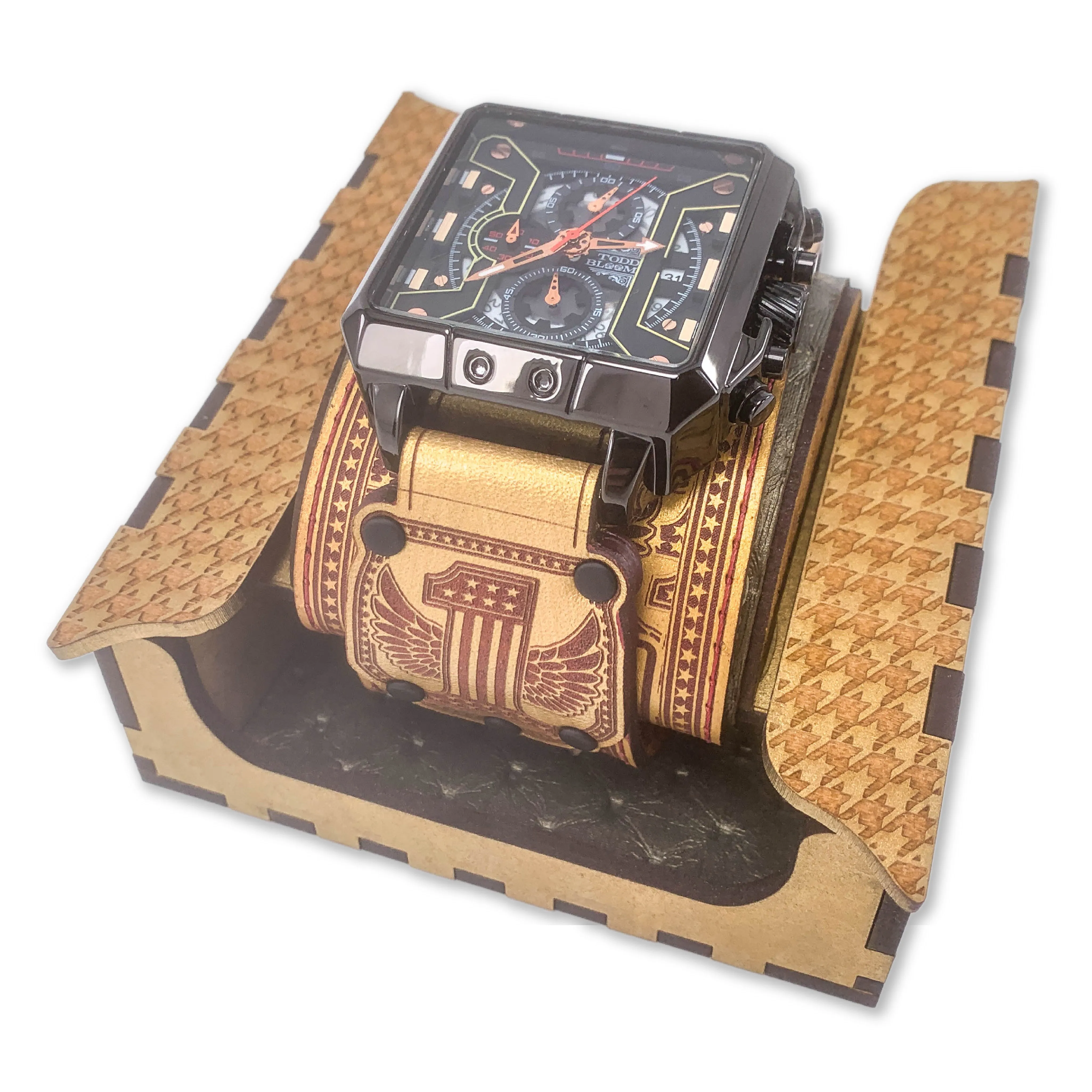 FLYING ONE XXXI-MENS HAND MADE-FULL GRAIN LEATHER-WATCH