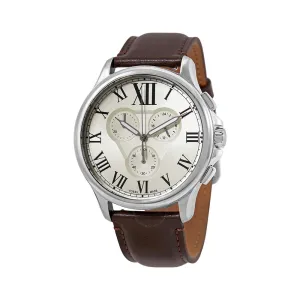 Fossil Analog Men's Watch Stainless Steel Leather Strap - FS5638