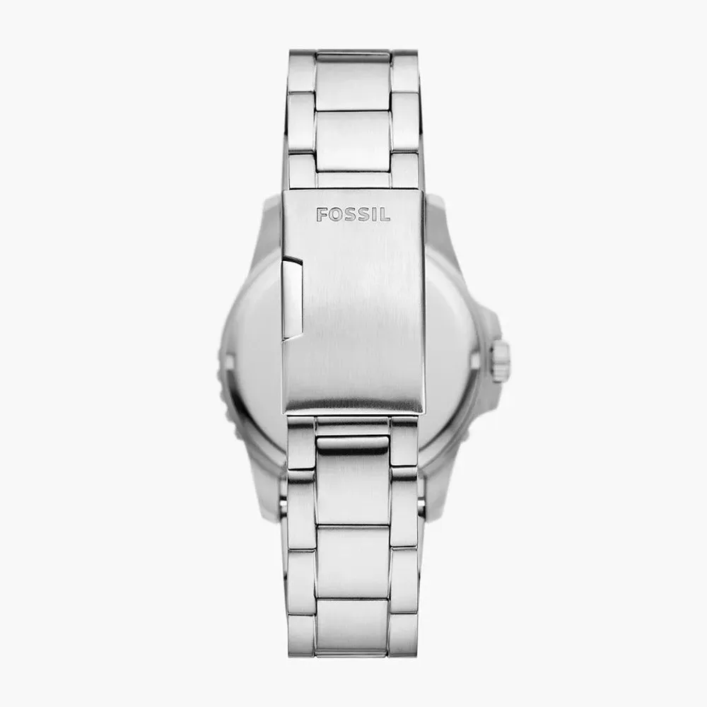 Fossil Blue Dive Three-Hand Date Stainless Steel Watch