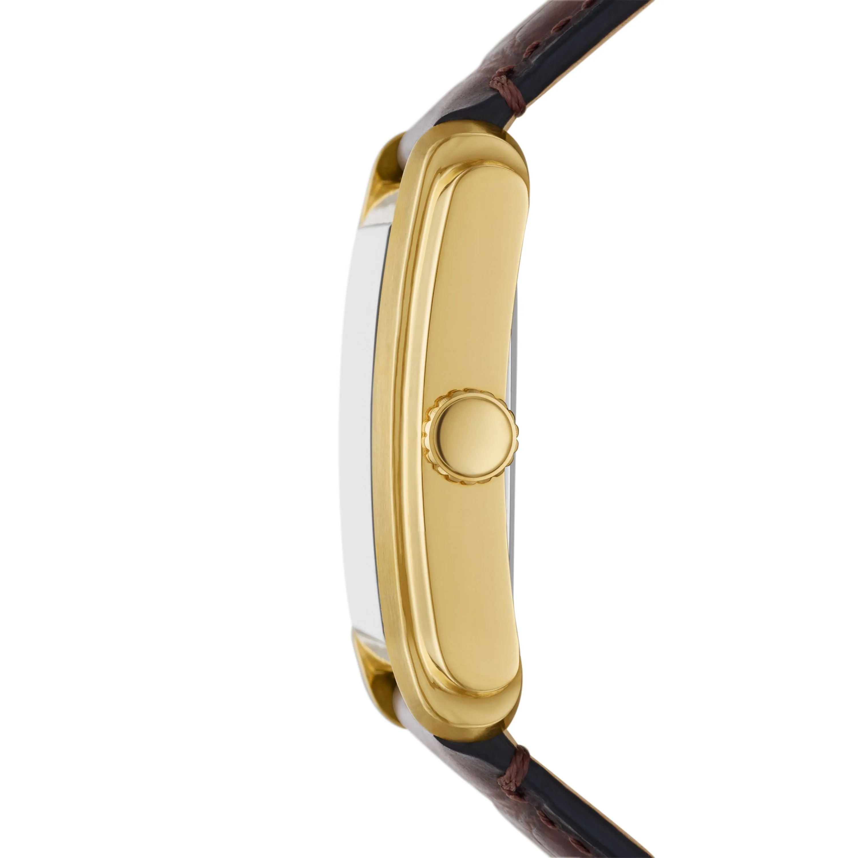 Fossil Carraway Three-Hand Brown Croco Gents Leather Watch - FS6011