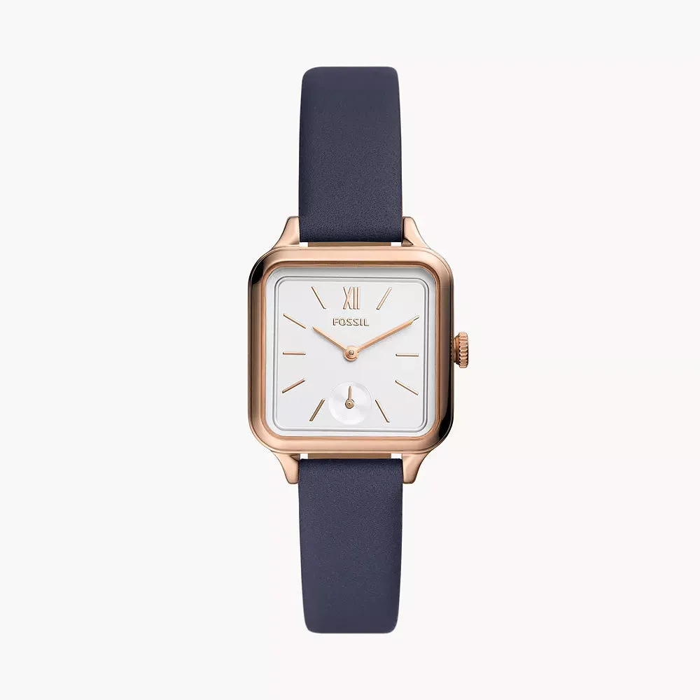 Fossil Colleen Rose Gold Pro-Planet Leather Women's Watch