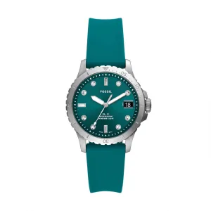 Fossil Fb-01 Women's Three-Hand Date Oasis Silicone Watch - ES5287