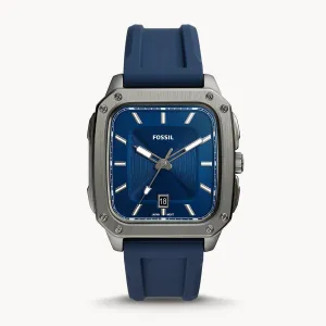 Fossil Inscription Smoke Silicone Men's Watch - FS5979