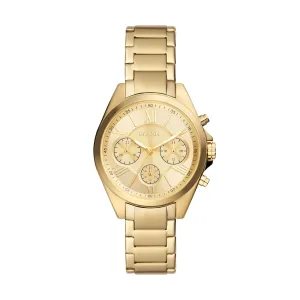 Fossil Modern Courier Women's Modern Courier Chronograph Gold-Tone Stainless Steel Watch - BQ3848