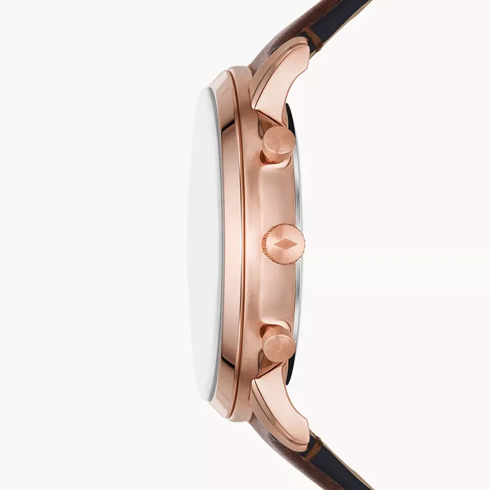 Fossil Neutra Chronograph Brown Leather Watch