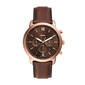 Fossil Neutra Chronograph Brown Leather Watch