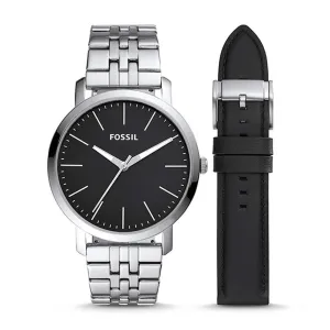 Fossil Set Men's Watch And Leather Strap - BQ2466SET