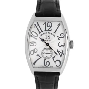 Franck Muller Master of Complications Curvex Steel Silver 34mm 6850 S6 GG Watch