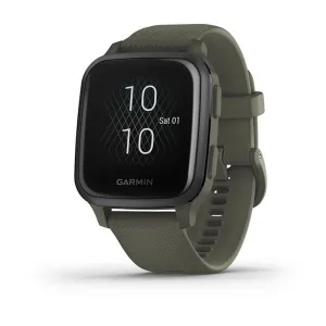 Garmin Venu Sq Music Edition Slate Aluminium Black Silicone Full Display Dial Smart Watch - 010-02426-13