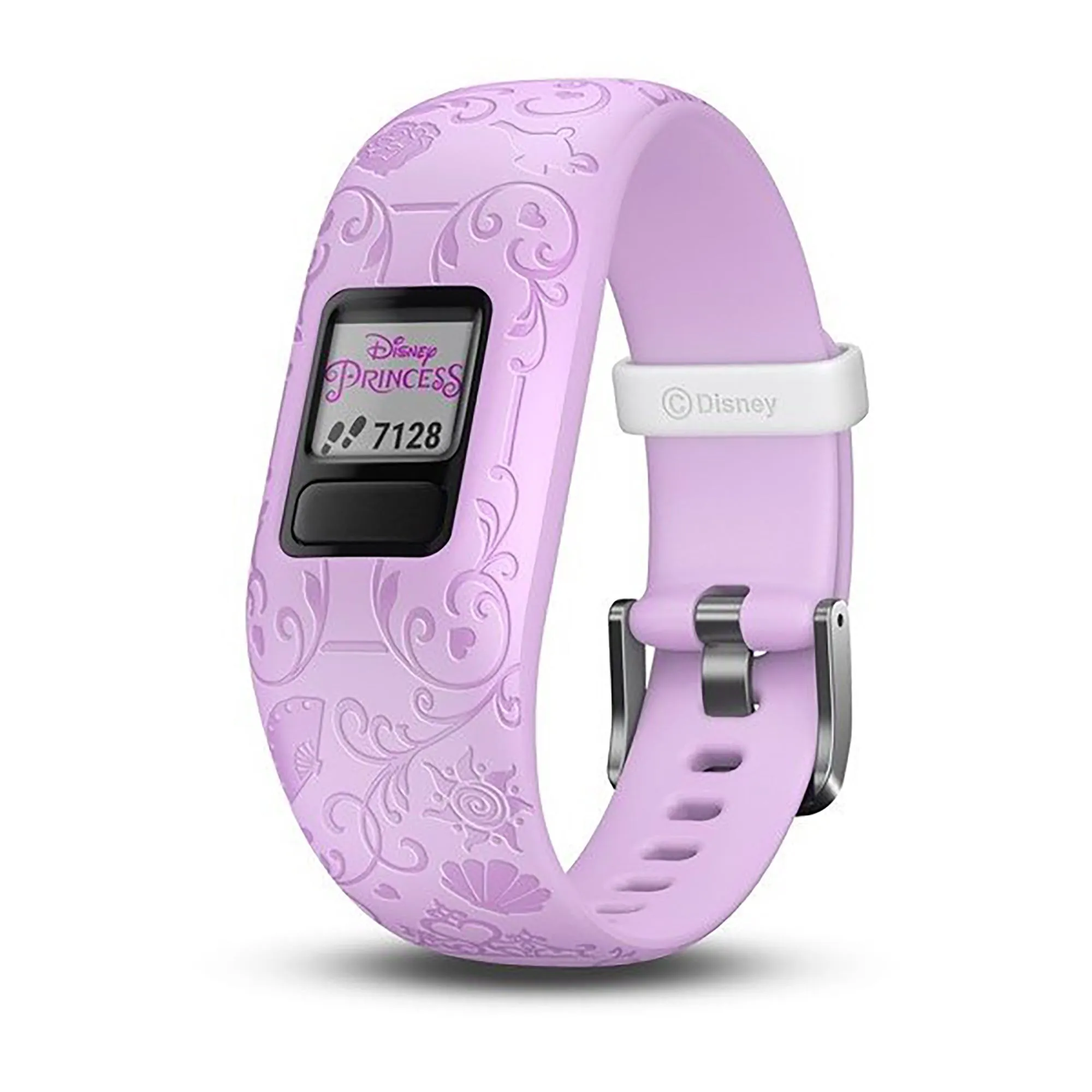 Garmin Vivofit Jr. 2 Silicone Princess Character Icons Strap Full Color Display Dial Watch - 010-01909-15