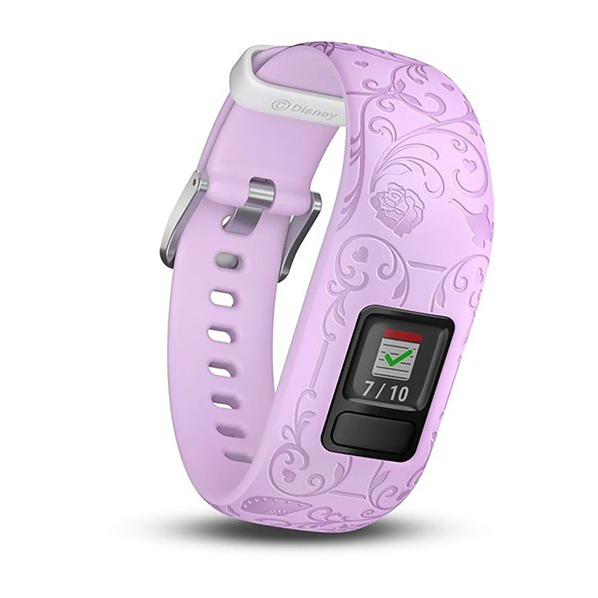 Garmin Vivofit Jr. 2 Silicone Princess Character Icons Strap Full Color Display Dial Watch - 010-01909-15
