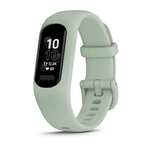 Garmin Vivosmart 5 Cool Mint S/M Silicone Band Full Display Watch - 010-02645-12
