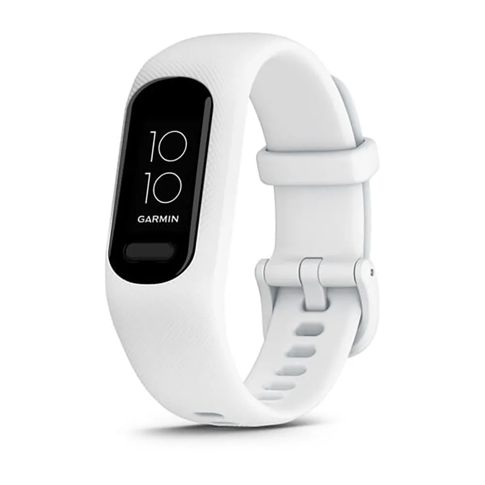 Garmin Vivosmart 5 White S/M Silicone Band Full Display Watch - 010-02645-11