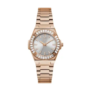 Gc Ladies Watch Rose Gold Tone Case Quartz