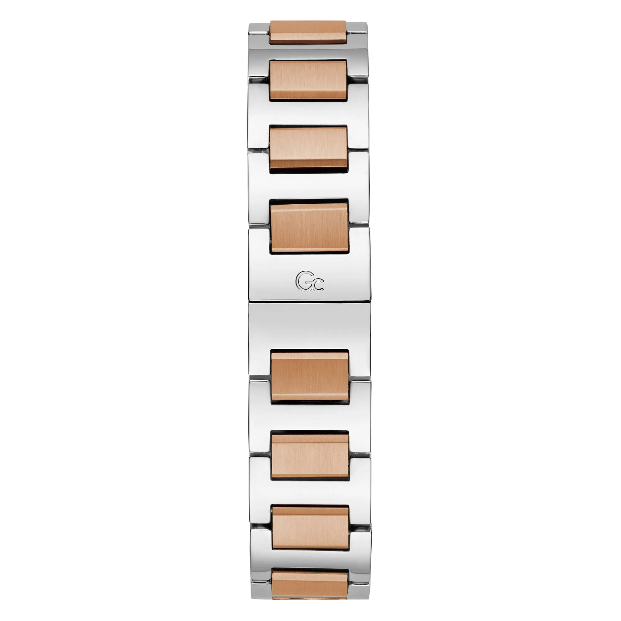 Gc Women's Watch Silver & Rose Gold Tone Case Quartz