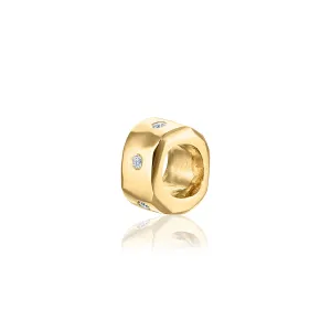 Gold & Diamond Bead