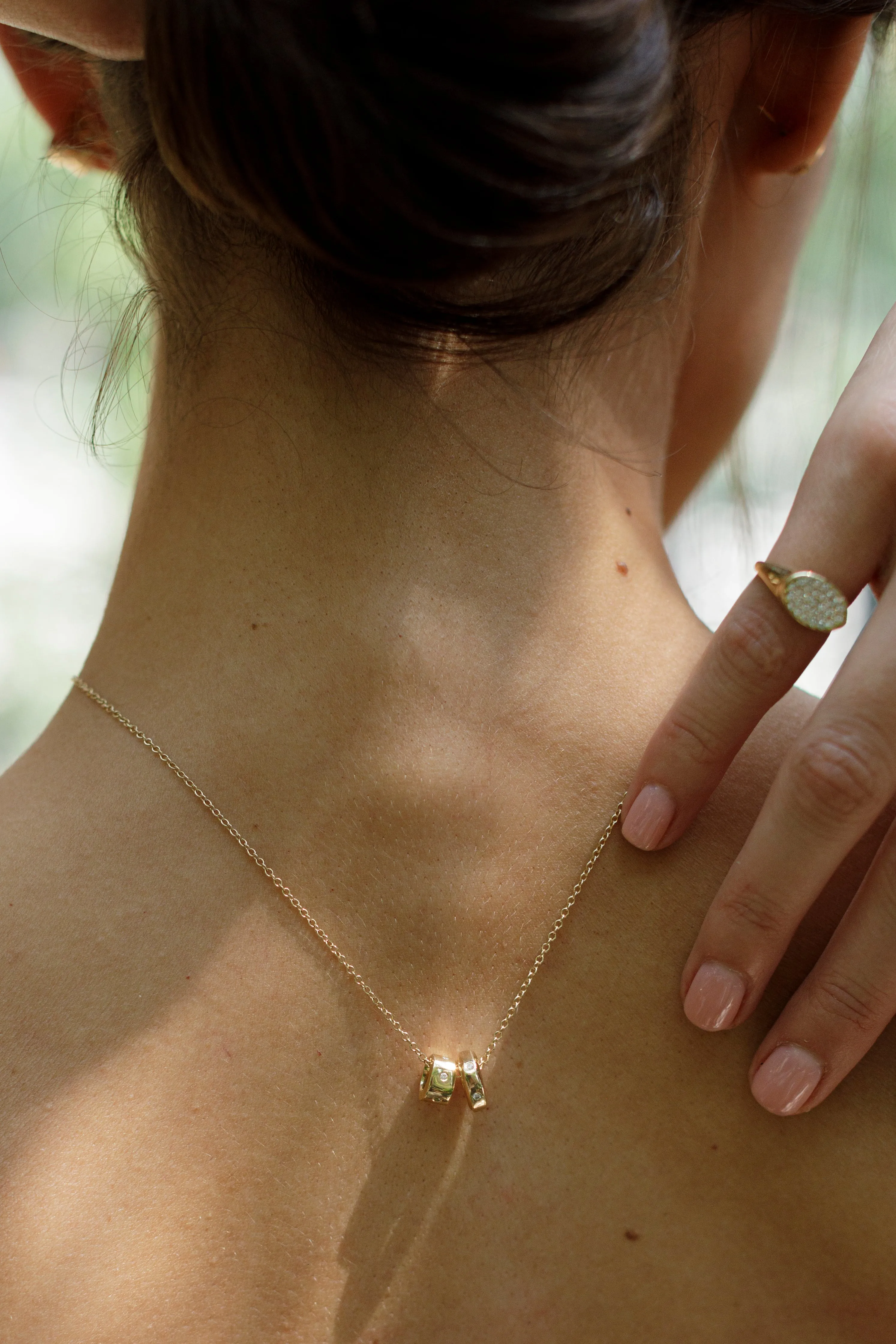 Gold & Diamond Bead