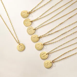 Gold Initial Charmy Necklace
