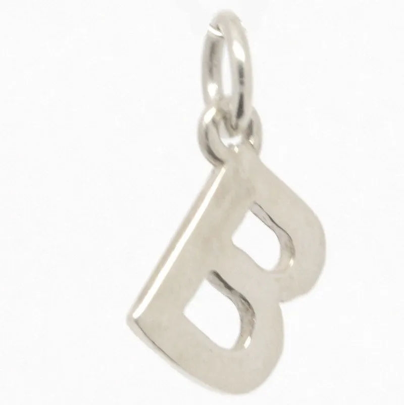 Gold Initial letter B Charm
