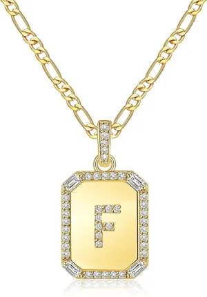 Gold Initial Necklaces