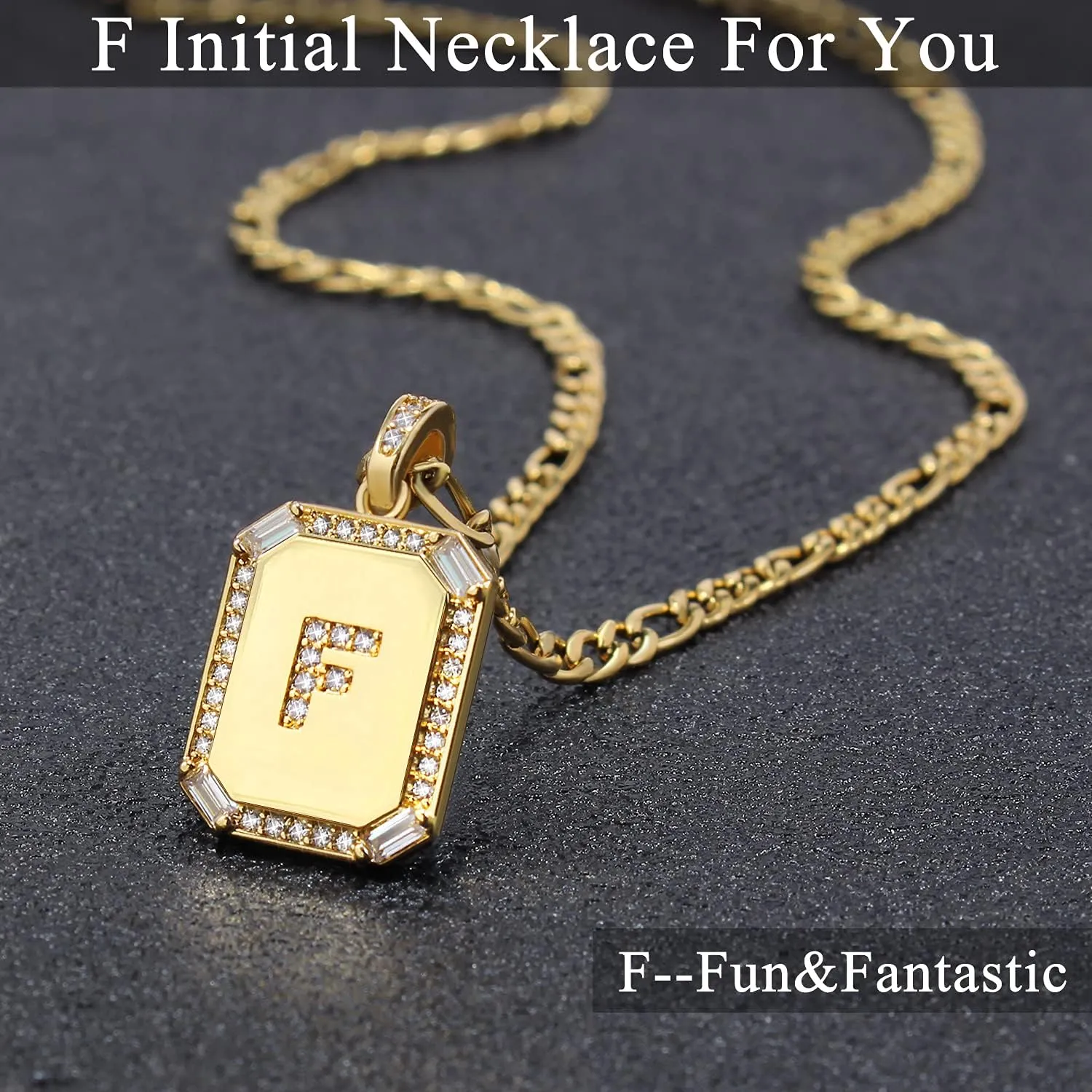 Gold Initial Necklaces
