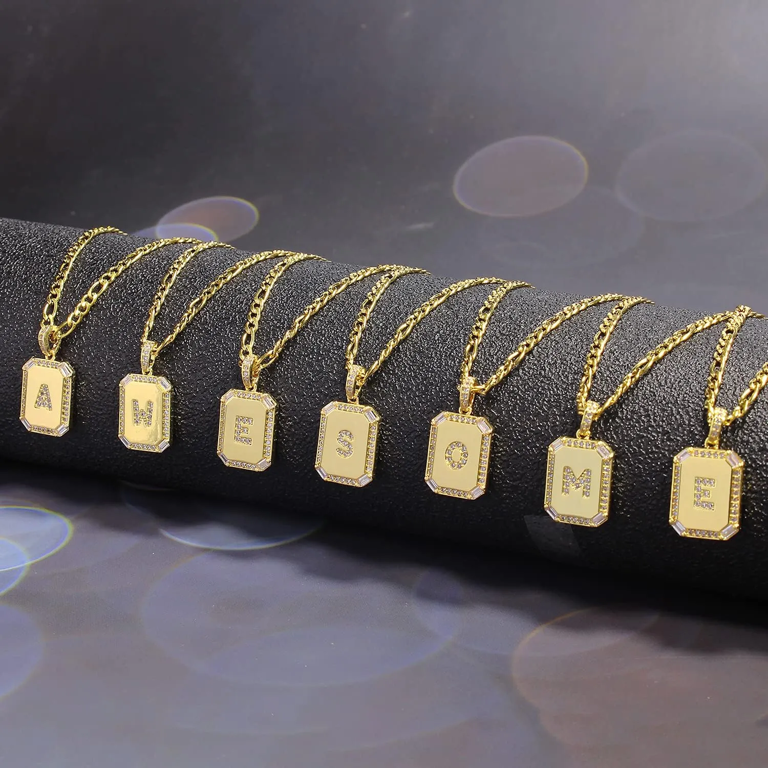 Gold Initial Necklaces