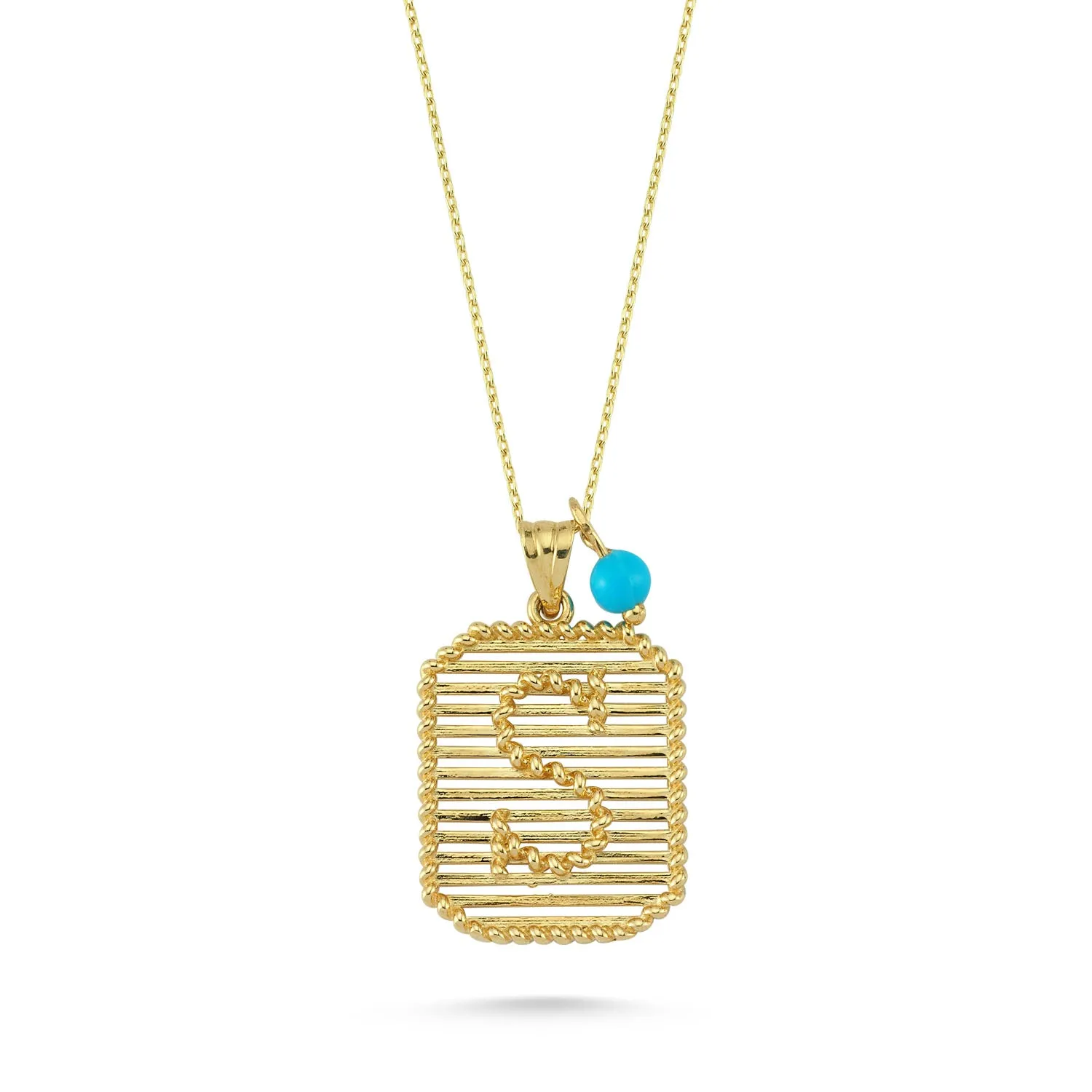 GOLD LETTER NECKLACE
