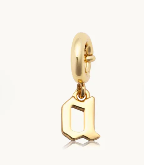 Gothic Letter Charm