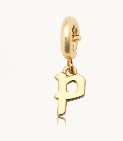Gothic Letter Charm