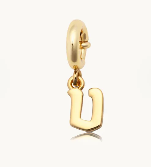 Gothic Letter Charm