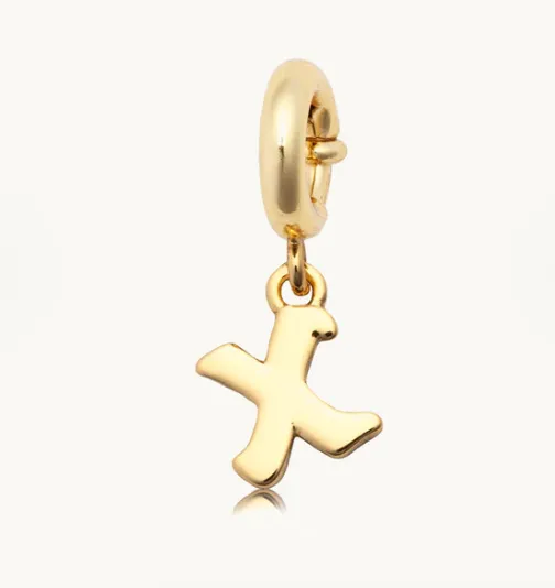 Gothic Letter Charm