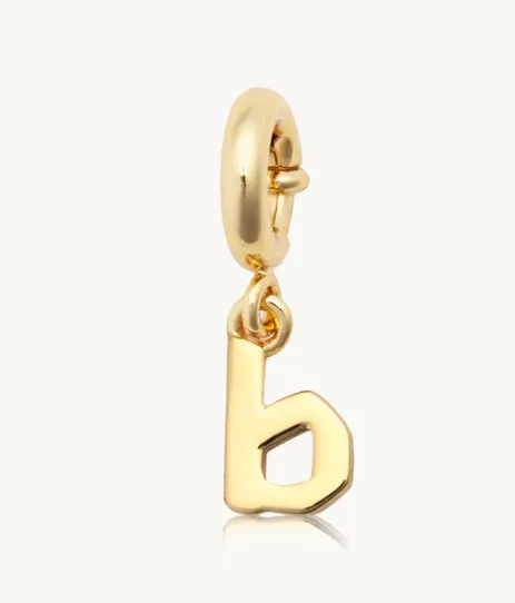 Gothic Letter Charm