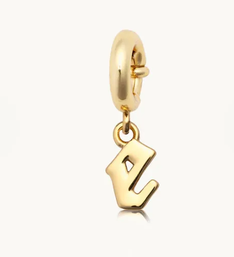 Gothic Letter Charm