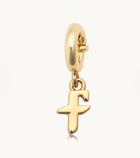 Gothic Letter Charm