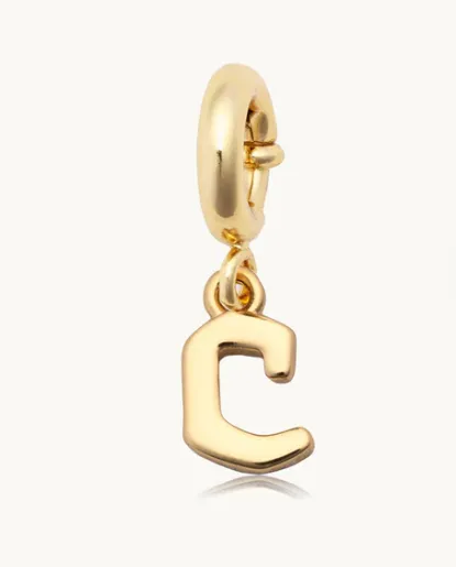 Gothic Letter Charm