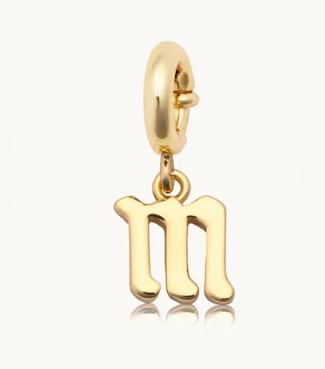 Gothic Letter Charm