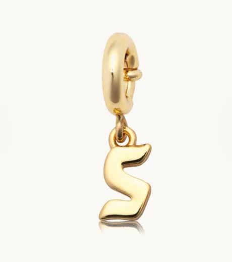 Gothic Letter Charm