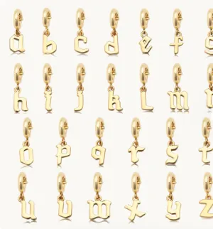 Gothic Letter Charm