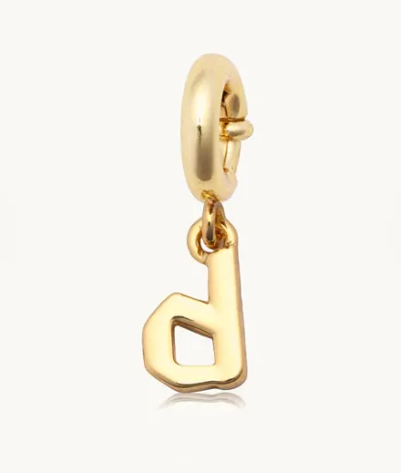 Gothic Letter Charm