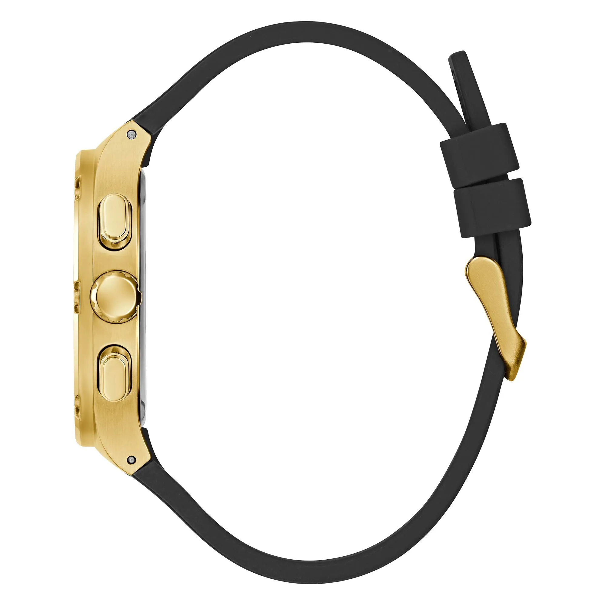 Guess Men's Watch Gold Tone Case Quartz