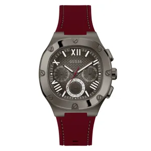 Guess Men's Watch Gunmetal Tone Case Quartz