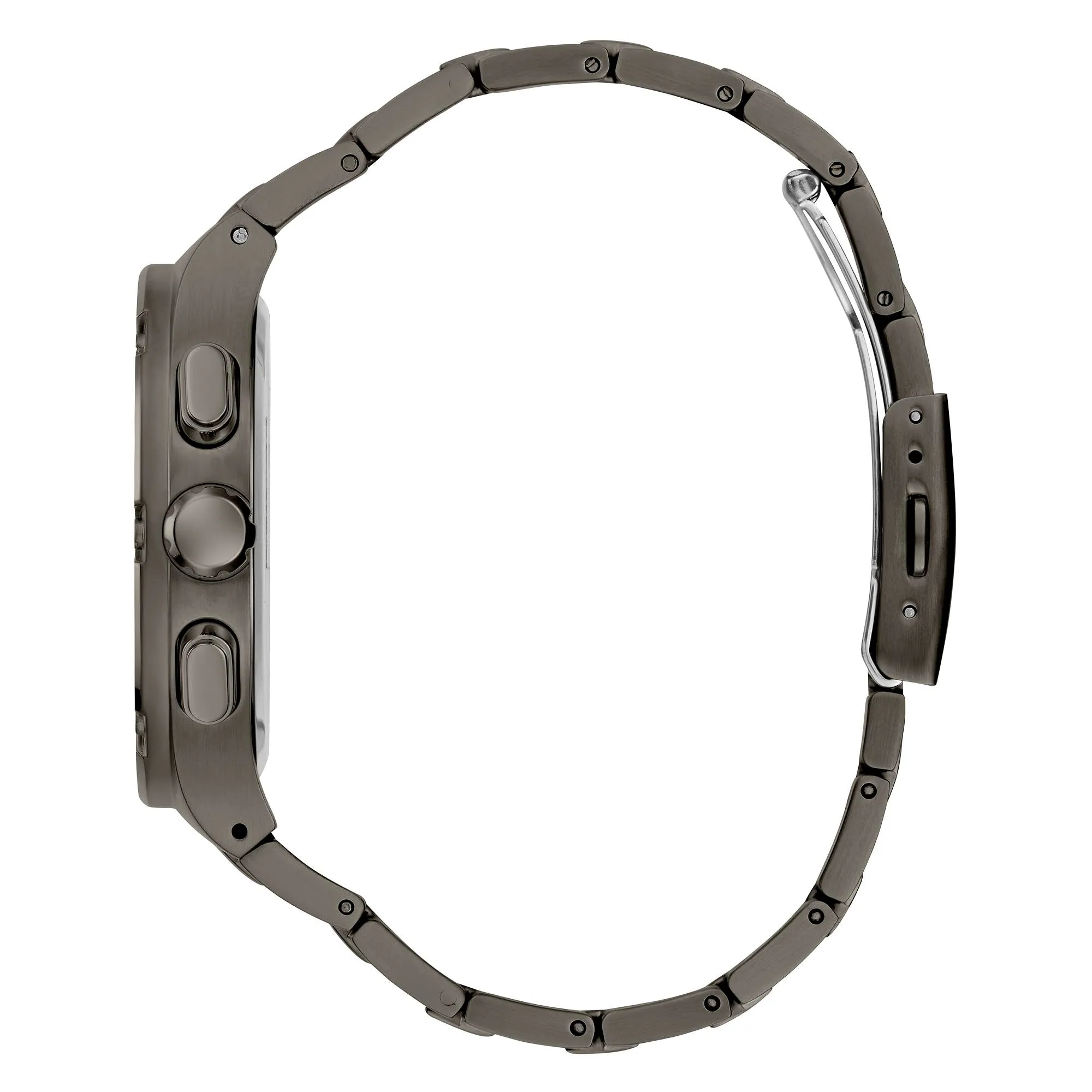 Guess Men's Watch Gunmetal Tone Case Quartz