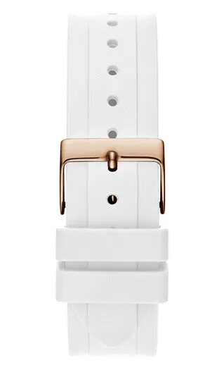 Guess Moonlight Rose Gold & White Watch
