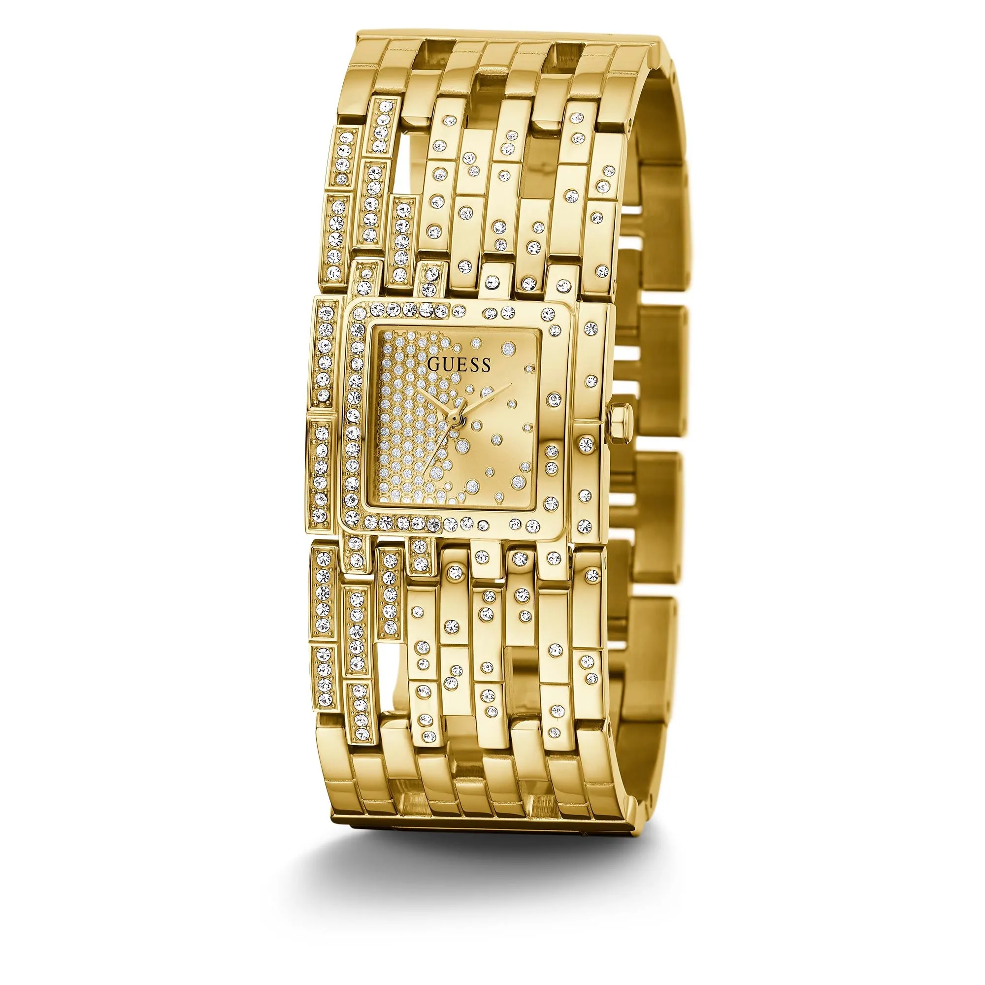 Guess Women's Watch Gold Tone Case Quartz