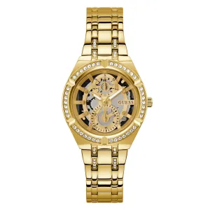 Guess Women's Watch Gold Tone Case Quartz