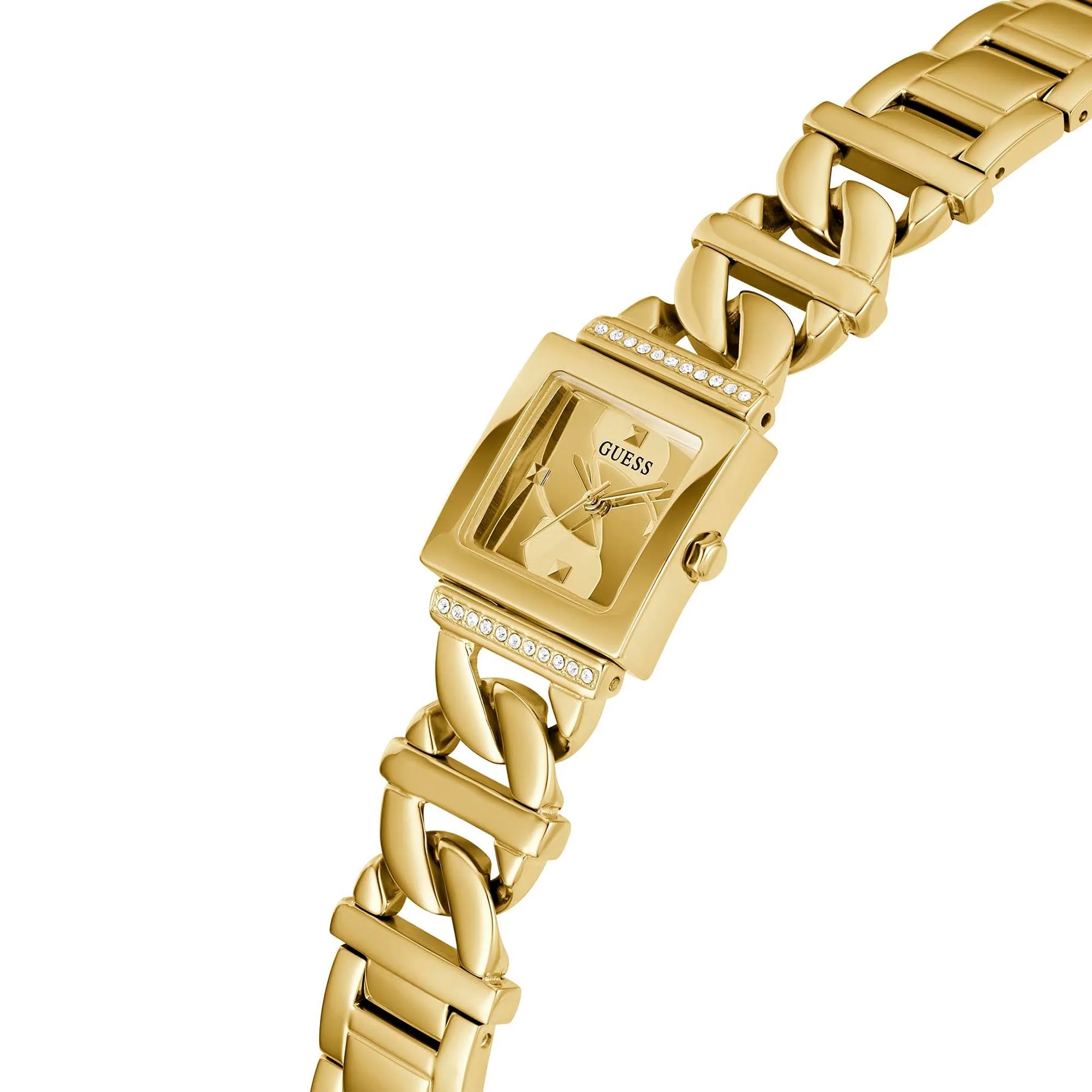 Guess Women's Watch Gold Tone Case Quartz